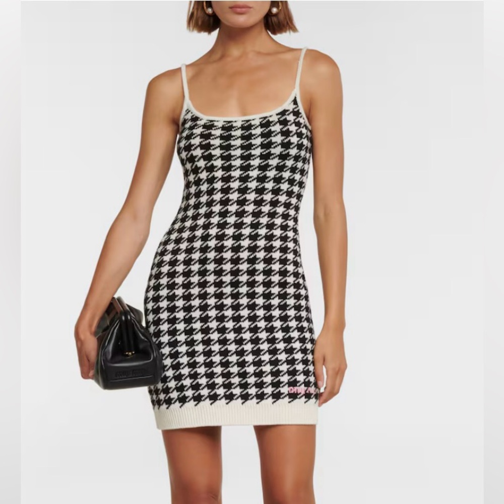 Authentic MIU MIU knit dress in season available online NOW